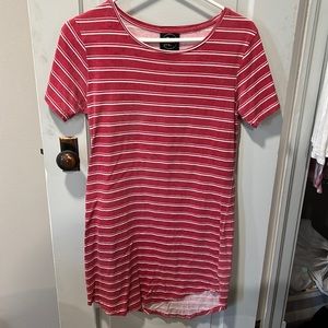 Red T-shirt Dress